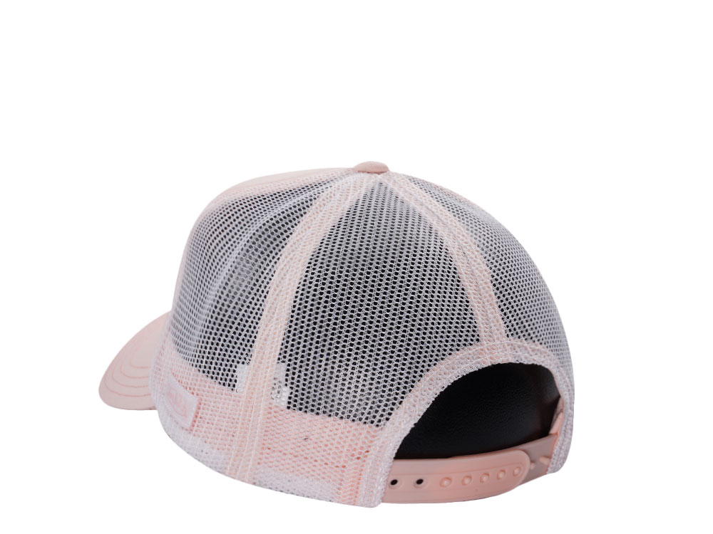 Von Dutch Script Pink Trucker Snapback Gorra