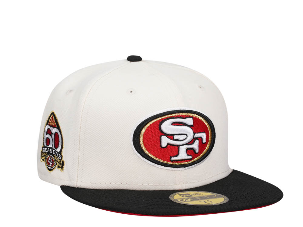 New Era San Francisco 49ers 60 Seasons Chrome Two Tone Edition 59Fifty Fitted Gorra