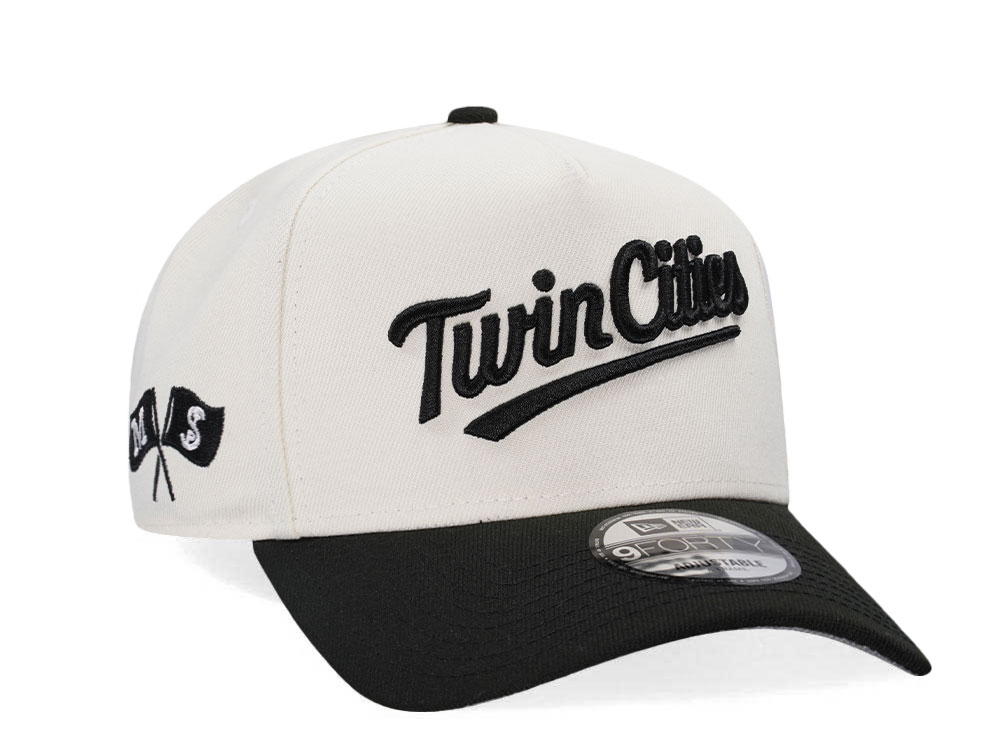 New Era Minnesota Twins Twin Cities Chrome Two Tone Edition 9Forty A Frame Snapback Gorra