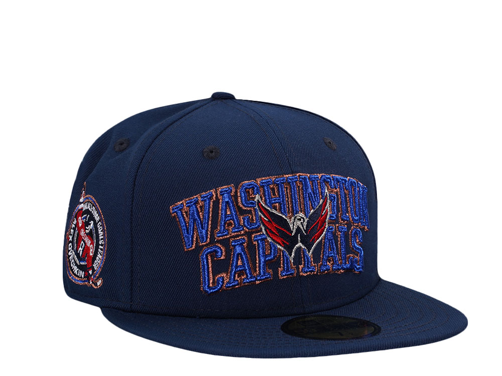 New Era Washington Capitals All Time Goals Leader Navy Prime Edition 59Fifty Fitted Gorra