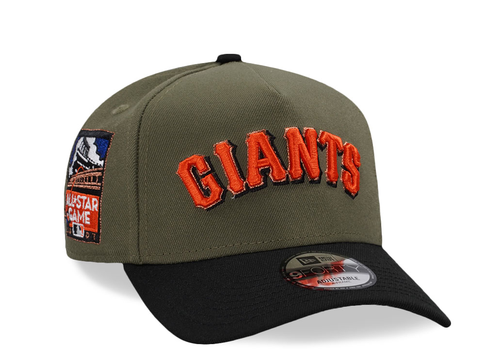 New Era San Francisco Giants All Star Game 2007 Olive Two Tone Edition 9Forty A Frame Snapback Gorra