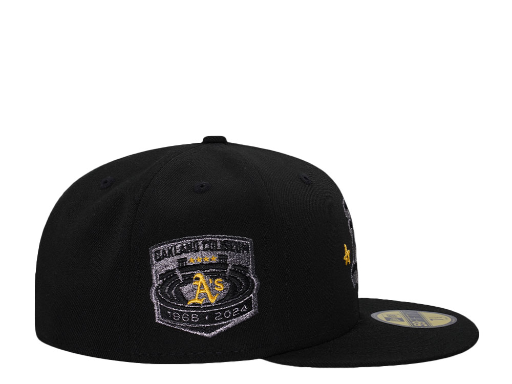 New Era Oakland Athletics Coliseum Stadium Star Black Prime Edition 59Fifty Fitted Gorra