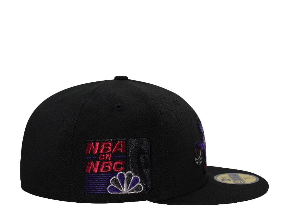 New Era Toronto Raptors NBA on NBC Black Prime Edition 59Fifty Fitted Gorra