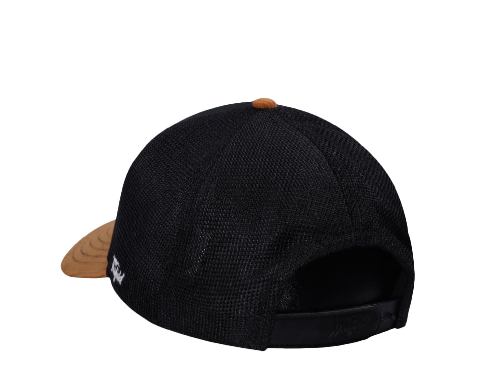 Hatfield Classic Original Black Brown Trucker Snapback Gorra
