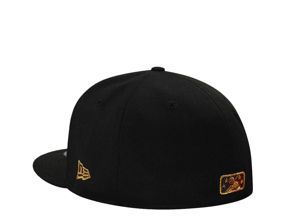 New Era Columbus Clippers Veleros Black Metallic Edition 59Fifty Fitted Gorra