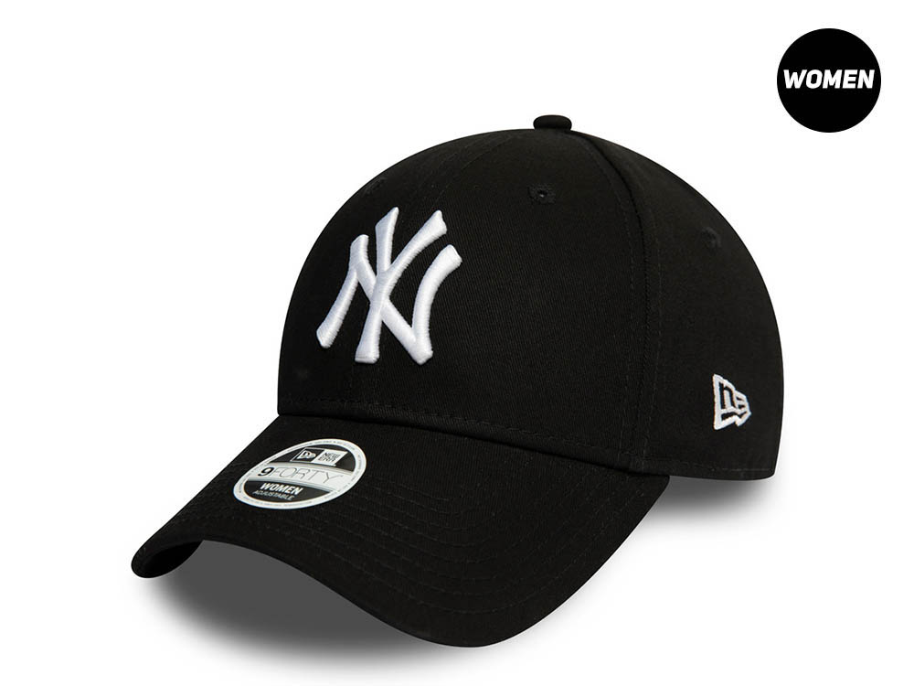 New Era New York Yankees Essential Black Womens 9Forty Strapback Gorra