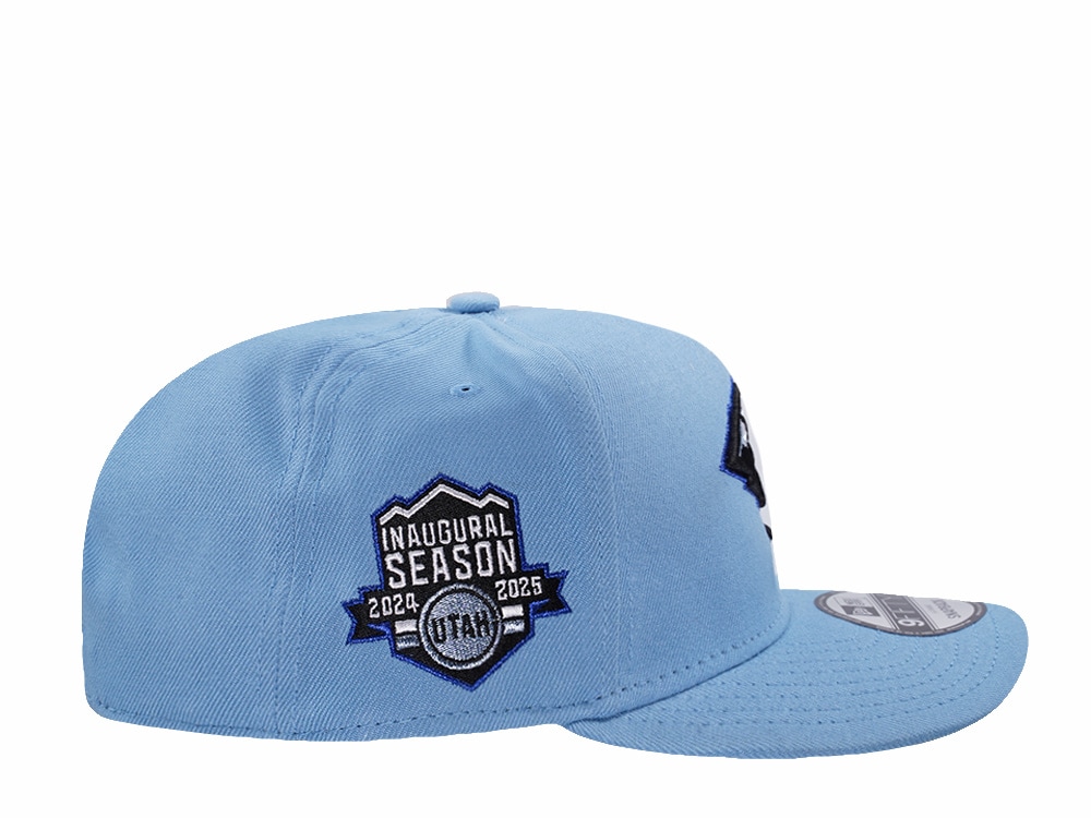 New Era Utah Mammoth Inaugural Season Sky Blue Prime Edition 9Fifty A Frame Snapback Gorra