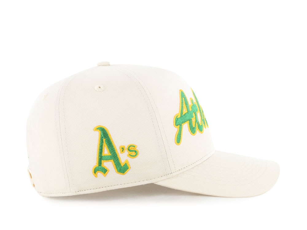 47 Brand Oakland Athletics Cooperstown Brushmark Natural Hitch Snapback Gorra