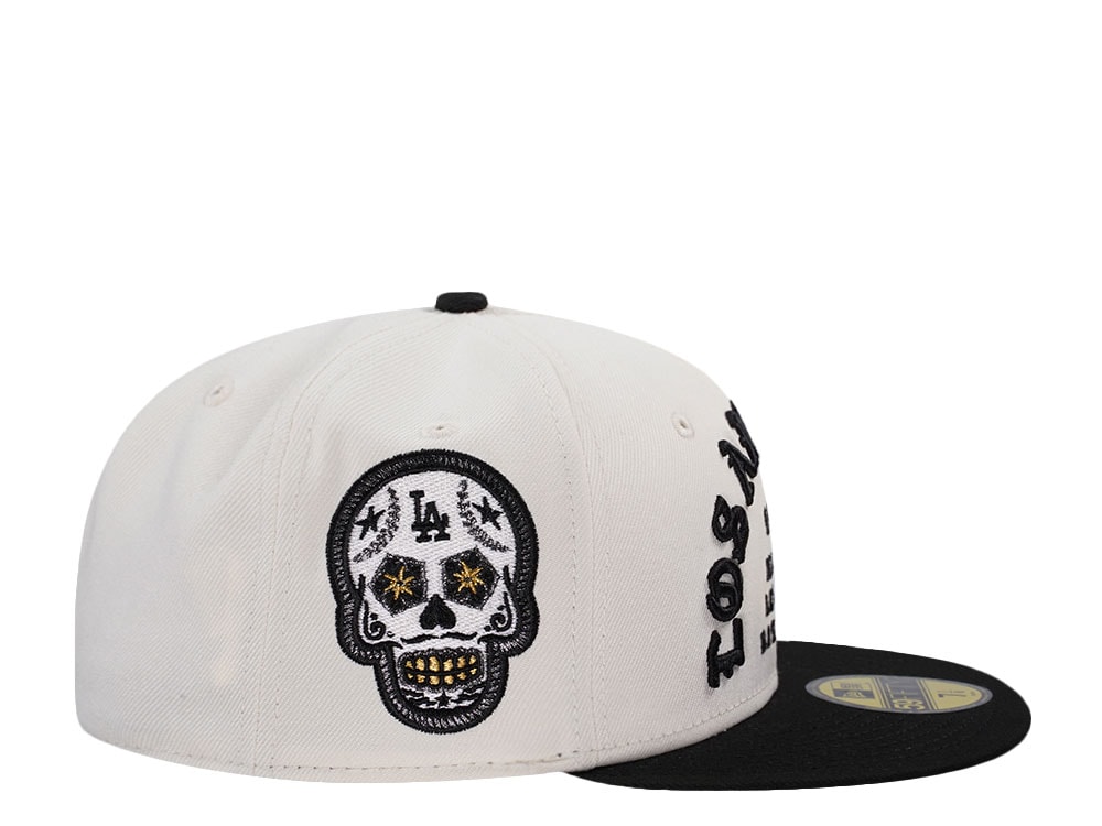 New Era Los Angeles Dodgers Skull Chrome Two Tone Prime Edition 59Fifty Fitted Gorra