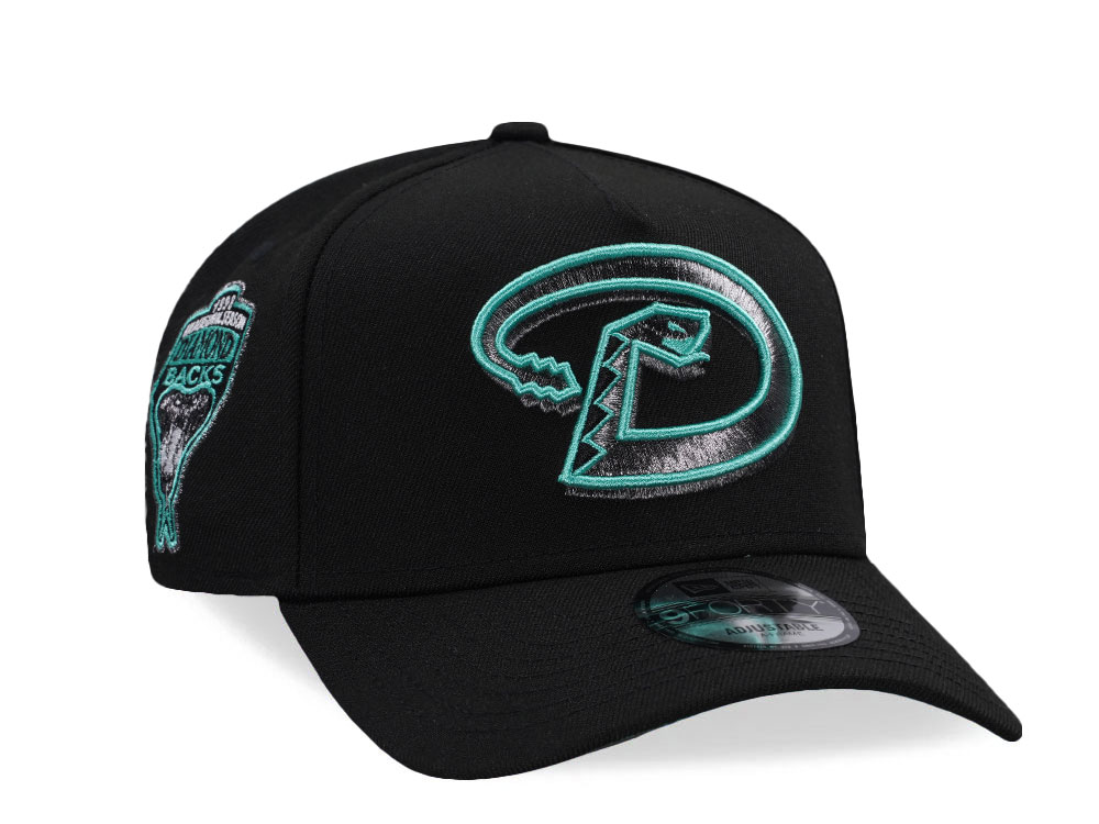 New Era Arizona Diamondbacks Inaugural Season 1998 Mint Black Prime Edition 9Forty A Frame Snapback Gorra