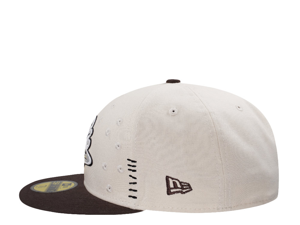 New Era Anaheim Ducks 10th Anniversary Canvas Chrome Two Tone Horror Edition 59Fifty Fitted Gorra