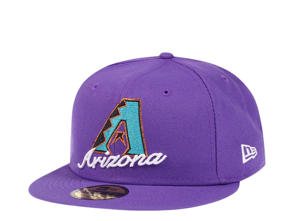 New Era Arizona Diamondbacks Purple Duallogo Edition 59Fifty Fitted Gorra