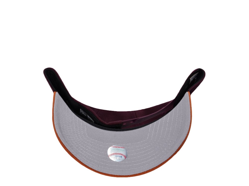 New Era Seattle Mariners All Star Game 2001 Maroon Rust Two Tone Edition 9Forty A Frame Snapback Gorra