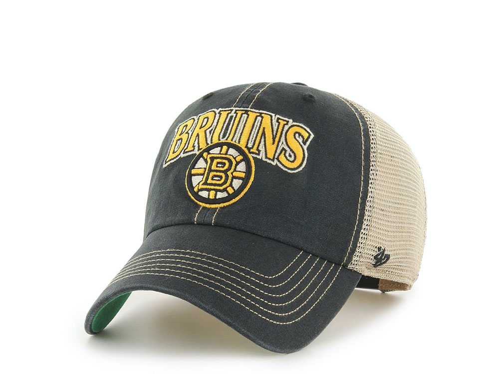 47Brand Boston Bruins Tuscaloosa Clean Up Trucker Snapback Gorra