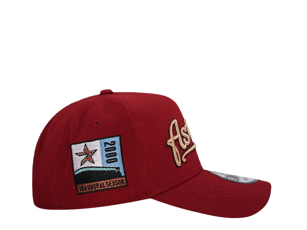 New Era Houston Astros Inaugural Season 2000 Brick 9Forty A Frame Snapback Gorra