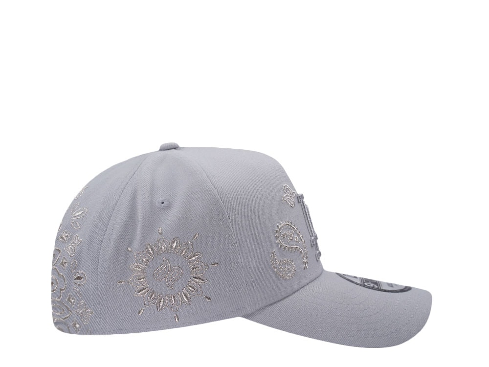 New Era Los Angeles Dodgers MLB Rear Arch Gray Edition 9Forty A Frame Snapback Gorra