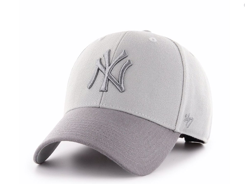 47Brand New York Yankees Steel Grey Classic Snapback Gorra