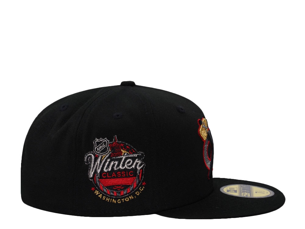 New Era Chicago Blackhawks Winter Classic 2015 Black Prime Edition 59Fifty Fitted Gorra