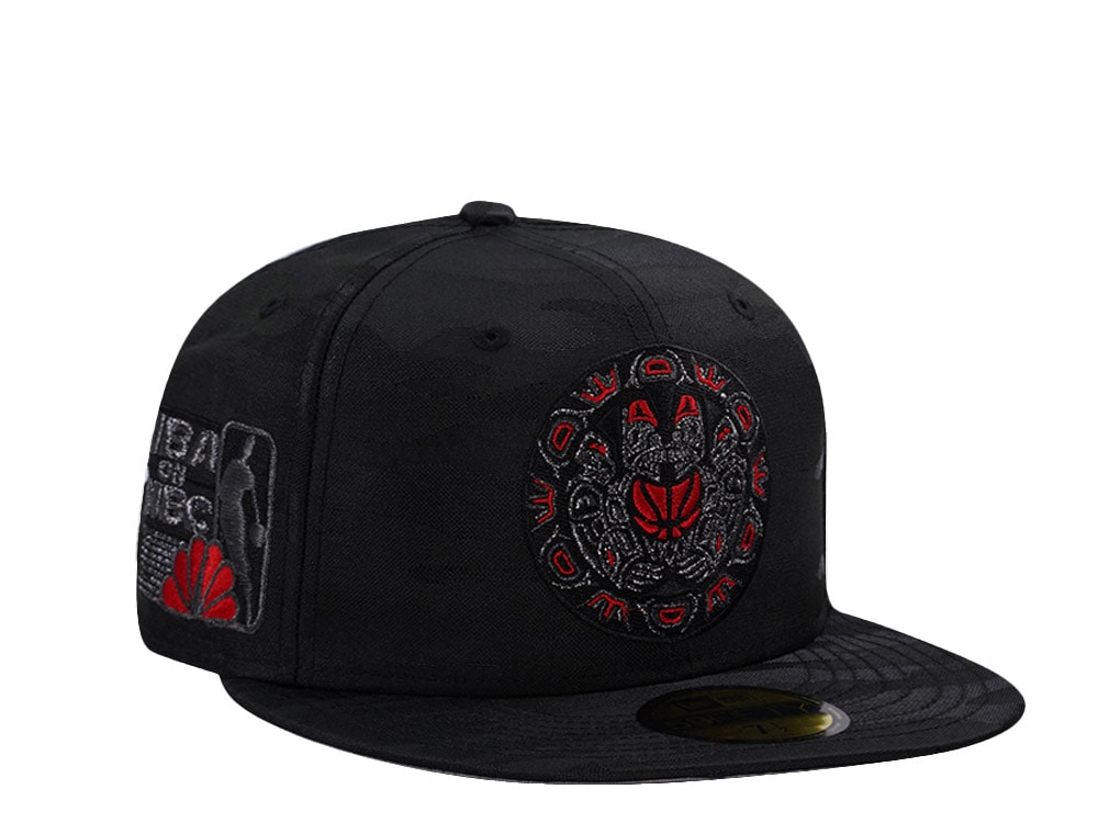 New Era Vancouver Grizzlies NBA on NBC Black Tonal Prime Edition 59Fifty Fitted Gorra
