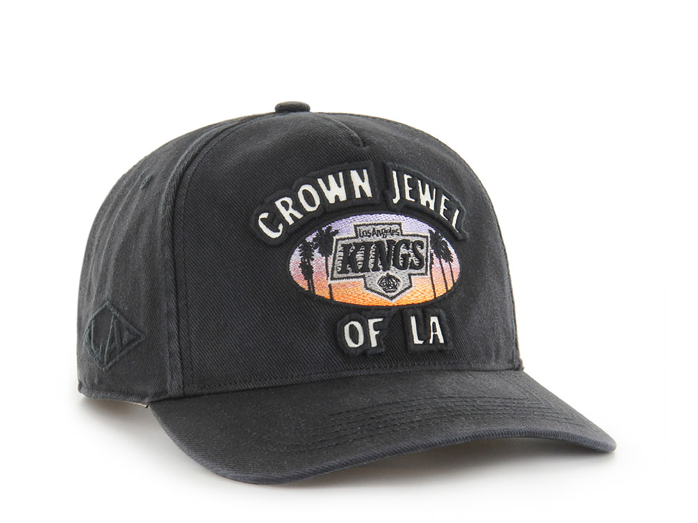47Brand Los Angeles Kings Black Charlton Edition Hitch Snapback Gorra