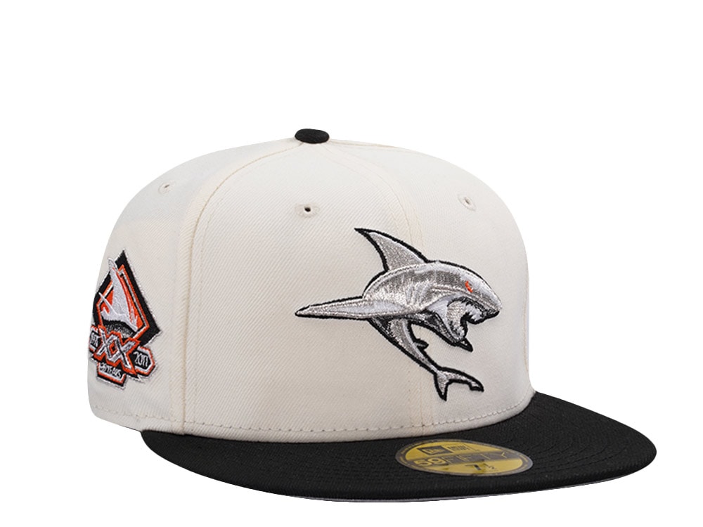 New Era San Jose Sharks 20th Anniversary Chrome Two Tone Edition 59Fifty Fitted Gorra
