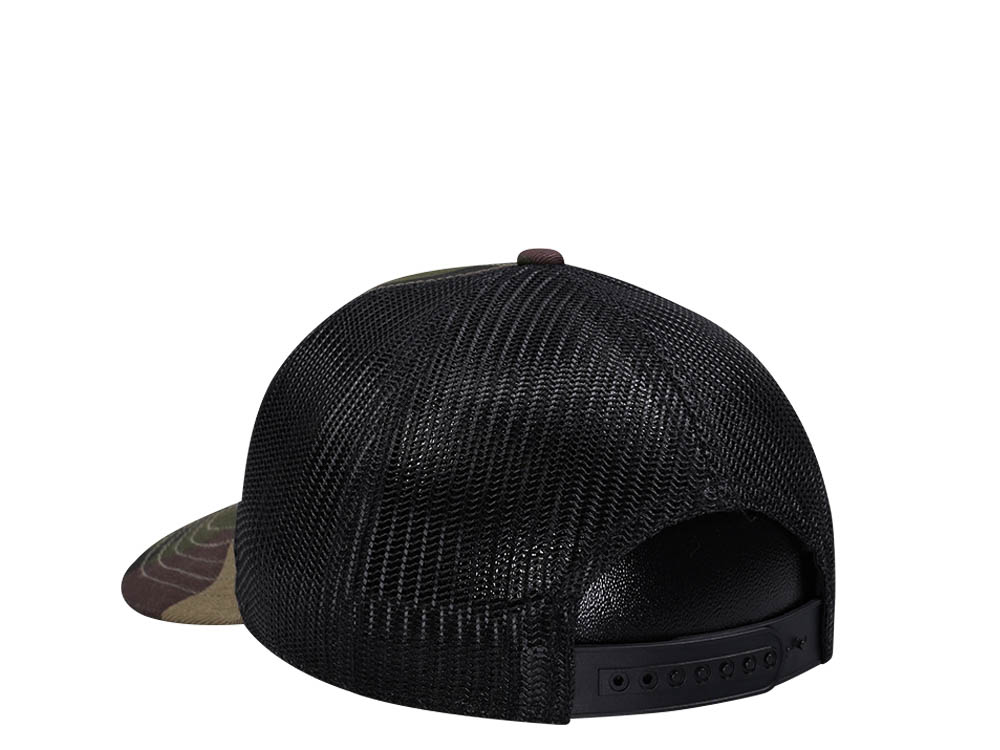 American Needle Chevy Twill Valin Patch Camo Trucker Snapback Gorra