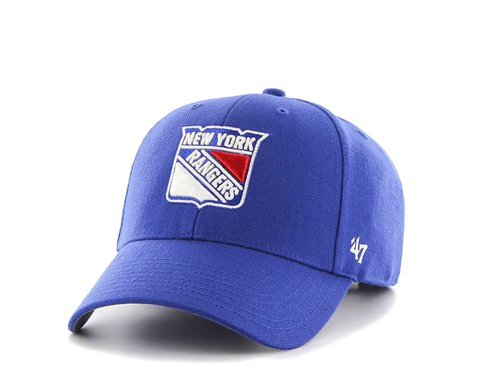 47brand New York Rangers Classic Curved Snapback Gorra