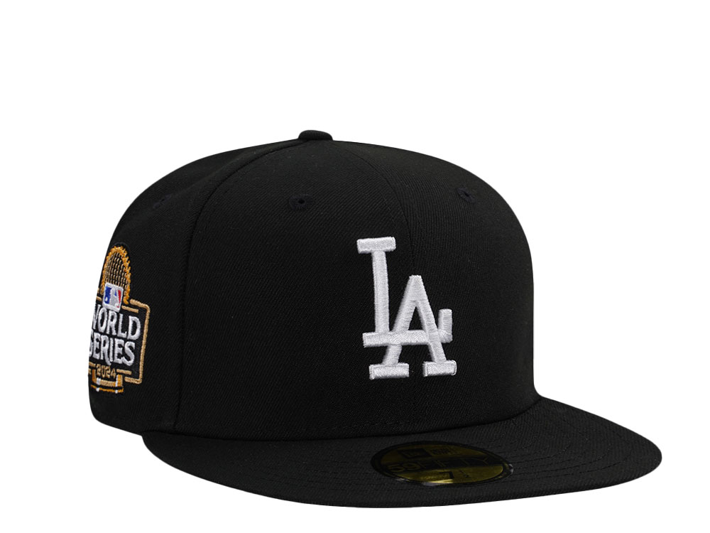 New Era Los Angeles Dodgers World Series 2024 Black Edition 59Fifty Fitted Gorra