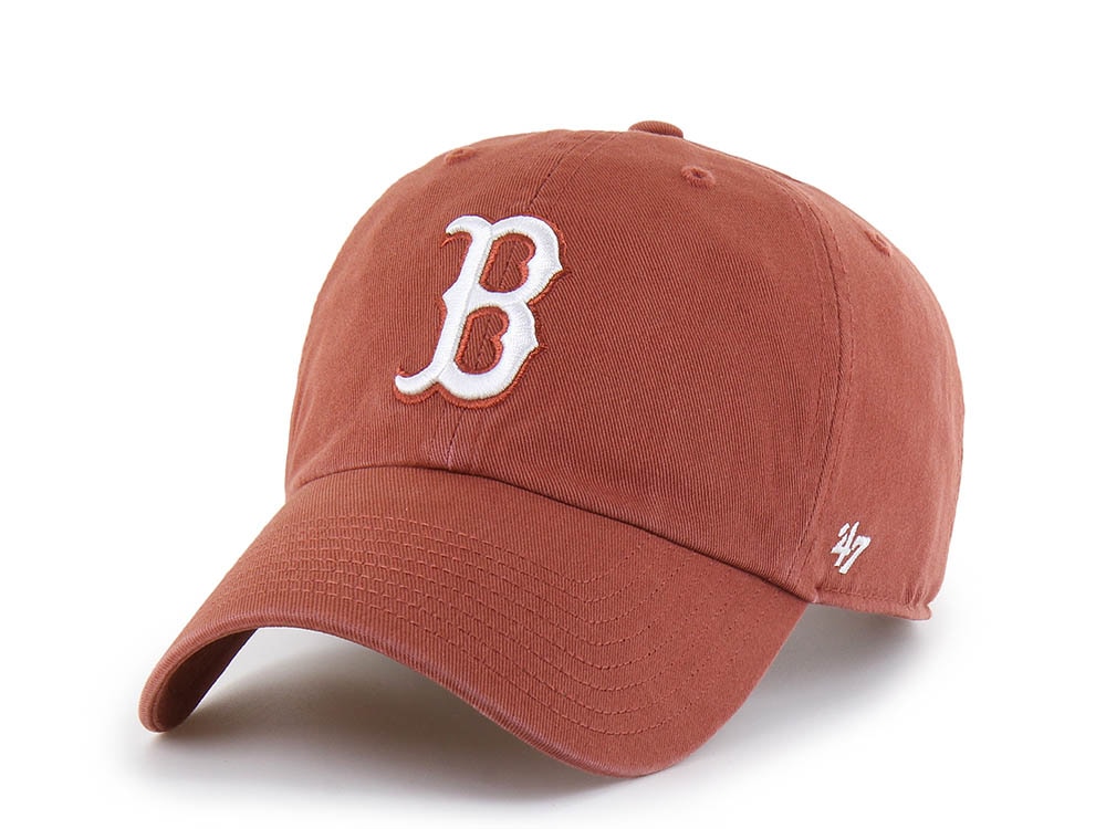 47 Brand Boston Red Sox Brown Edition Clean Up Strapback Gorra