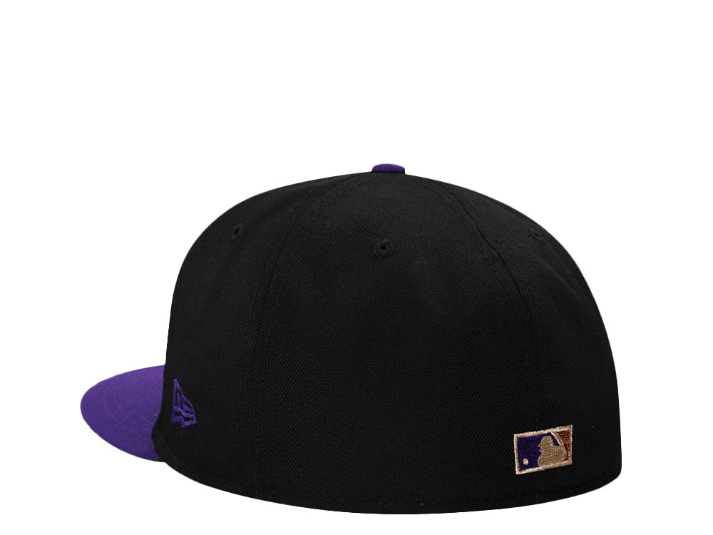New Era Colorado Rockies 10th Anniversary Black Two Tone Edition 59Fifty Fitted Gorra