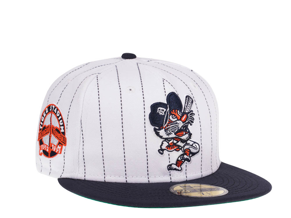 New Era Detroit Tigers Stadium Patch Pinstripe Throwback Edition 59Fifty Fitted Gorra