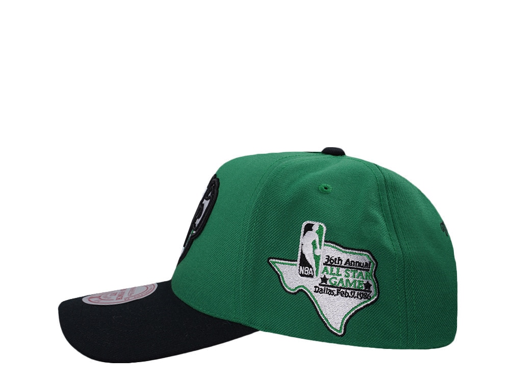 Mitchell & Ness Dallas Mavericks NBA In The City Green Edition Pro Pinch Fit Snapback Gorra