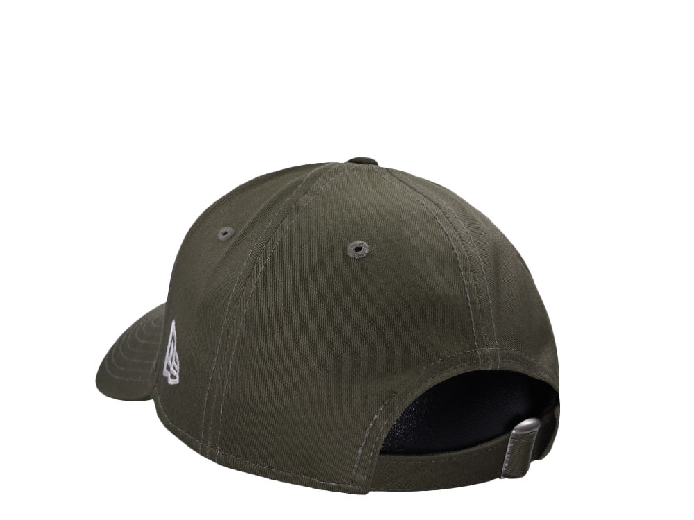 New Era New York Yankees League Essential Olive 9Forty Strapback Gorra