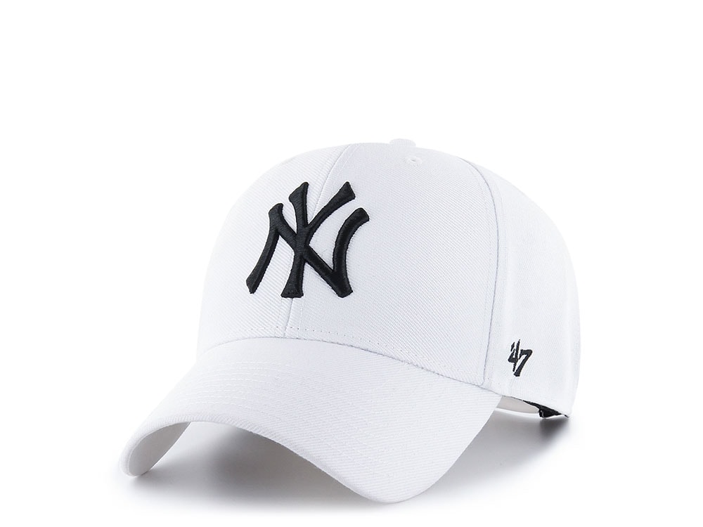 47Brand New York Yankees Classic White Snapback Gorra