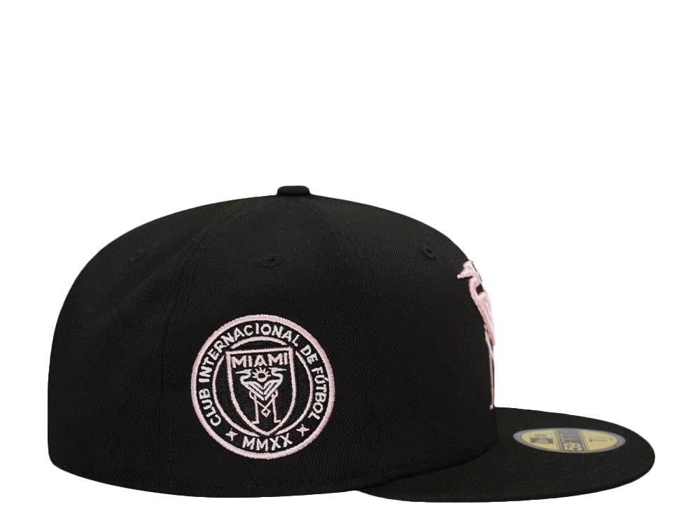 New Era Inter Miami FC Black Pink Prime Edition 59Fifty Fitted Gorra