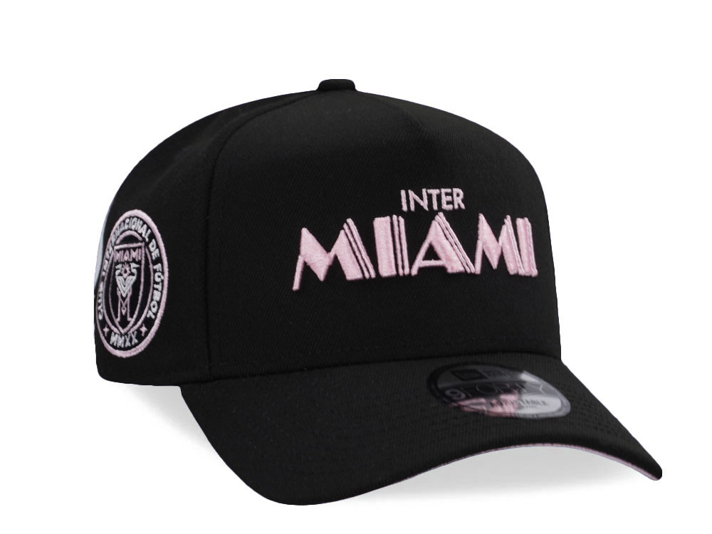 New Era Inter Miami FC Pink Script Prime Edition 9Forty A Frame Snapback Gorra
