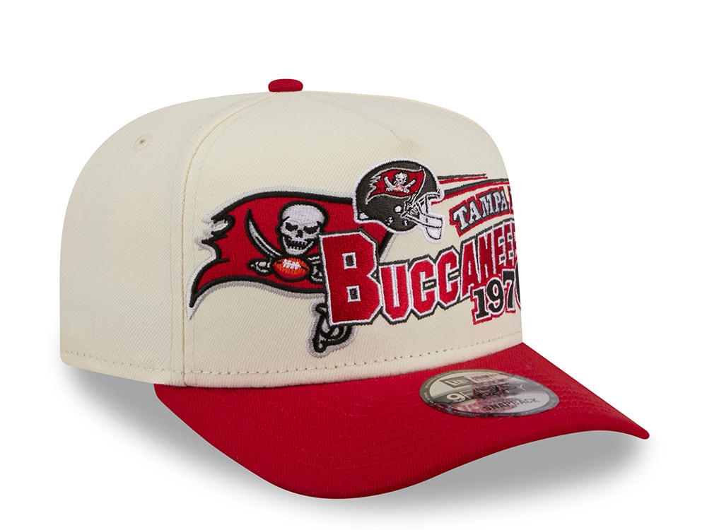 New Era Tampa Bay Buccaneers 1975 Classic Chrome Edition 9Fifty A Frame Snapback Gorra