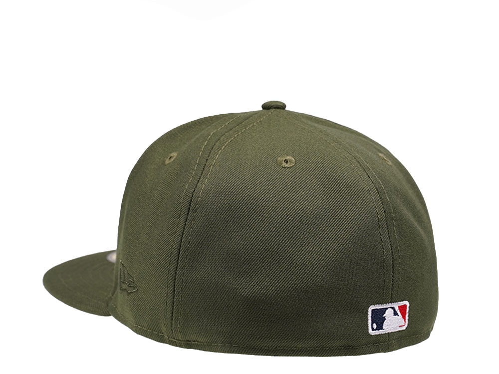 New Era New York Yankees World Series 1996 Rifle Green and Stone Edition 59Fifty Fitted Gorra
