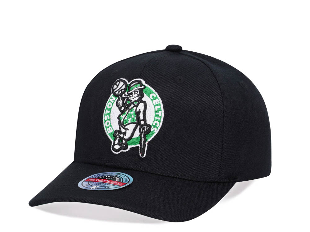 Mitchell & Ness Boston Celtics High Crown 6 Panel Classic Red Line Flex Snapback Gorra