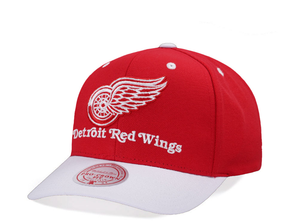 Mitchell & Ness Detroit Red Wings Two Tone Pro Crown Fit Snapback Gorra