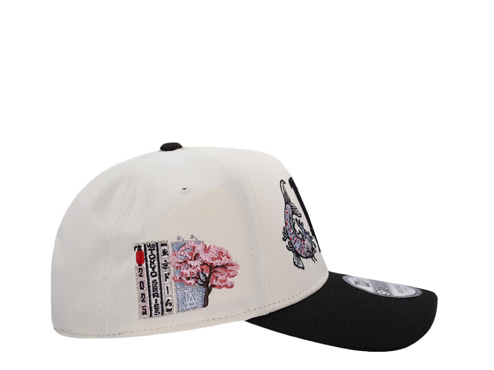 New Era Los Angeles Dodgers Tokyo Series Chrome Two Tone Edition 9Forty A Frame Snapback Gorra
