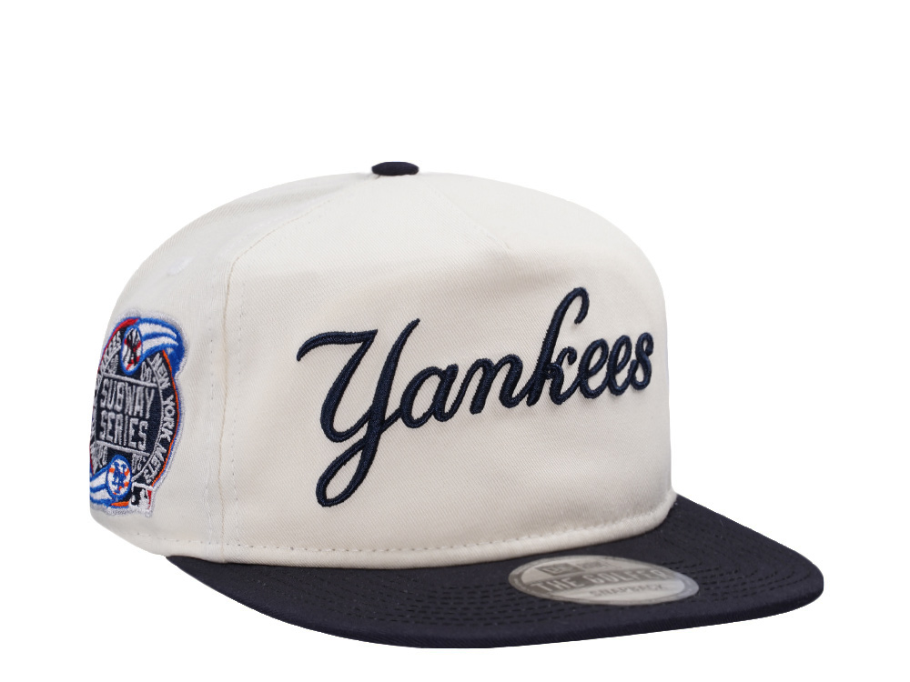 New Era New York Yankees Subway Series 2000 Chrome Two Tone Edition Golfer Snapback Gorra