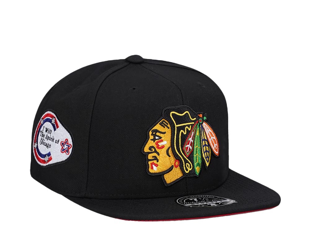 Mitchell & Ness Chicago Blackhawks Spirit of Chicago Edition Dynasty Fitted Gorra