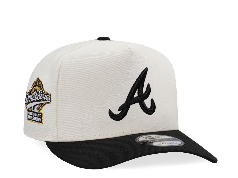 New Era Atlanta Braves World Series 1995 Chrome Two Tone Edition 9Fifty A Frame Snapback Gorra