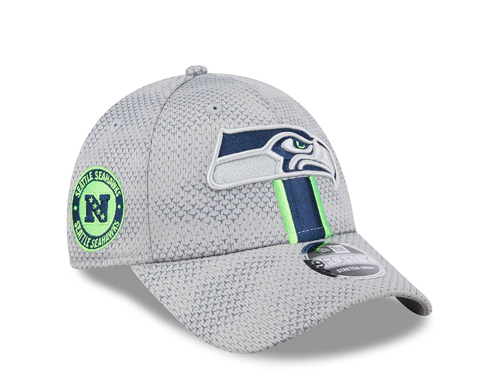 New Era Seattle Seahawks Sideline 2024 9Forty Stretch Snapback Gorra