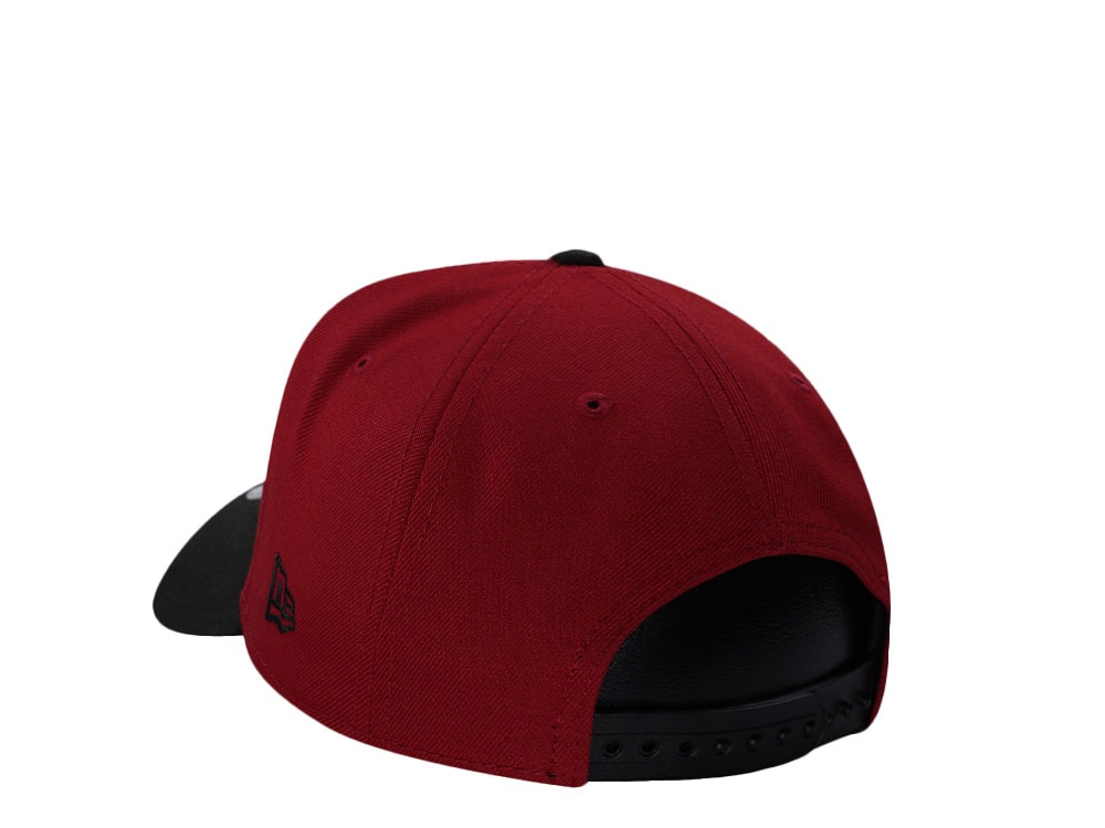 New Era Brooklyn Dodgers Ebbets Field Maroon Two Tone Edition 9Forty A Frame Snapback Gorra
