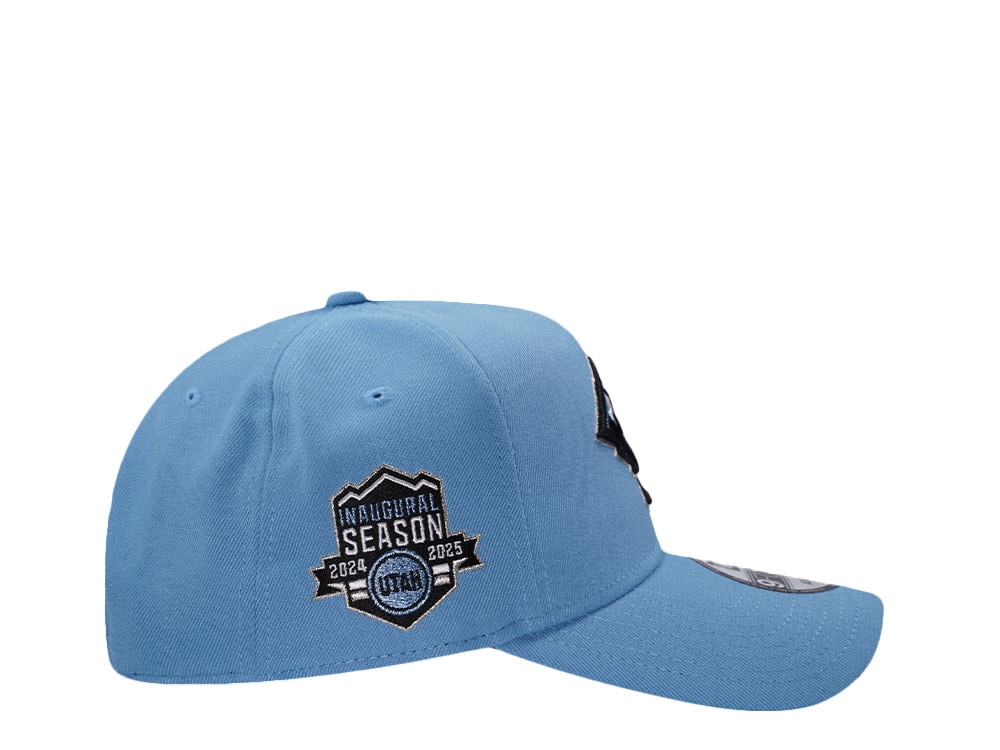 New Era Utah Mammoth Inaugural Season Sky Blue Prime Edition 9Forty A Frame Snapback Gorra