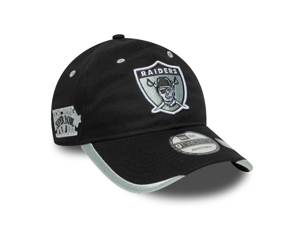 New Era Las Vegas Raiders Super Bowl XVII Black 9Twenty Snapback Gorra