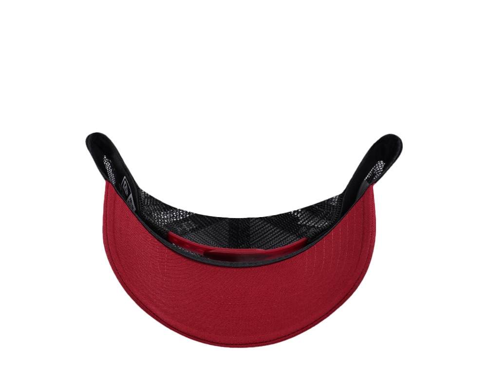 New Era AS Roma Tonal Maroon Edition 9Forty A Frame Trucker Snapback Gorra