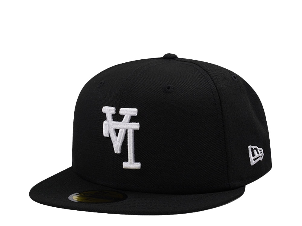 New Era Los Angeles Dodgers Upside Down Black Prime Edition 59Fifty Fitted Gorra
